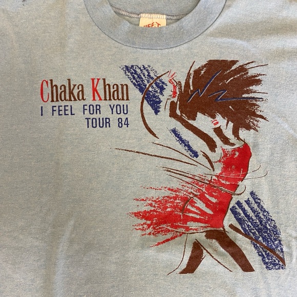 Vintage 1984 Chaka Khan I Feel For You Tour T Shirt - Picture 2 of 7